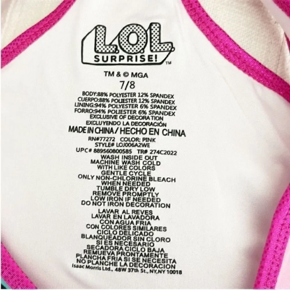 LOL Surprise Drag Racer and Yacht BB One Piece Swimsuit